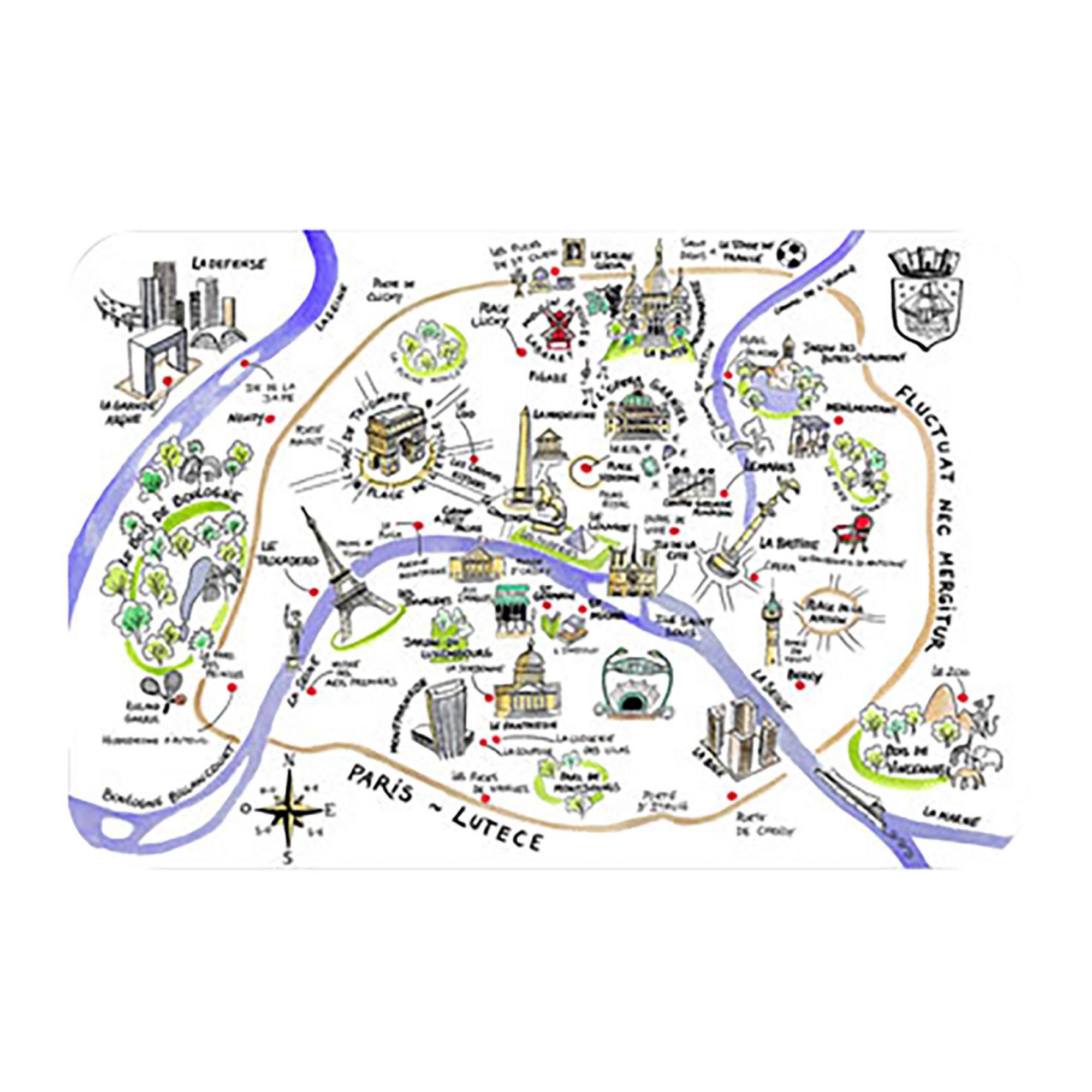 3700431602206 - Tischset paris Lutece