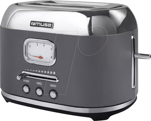 3700460208714 - MUSE MS-120 DG - MUSE Edelstahl-Toaster grau MS-120 DG