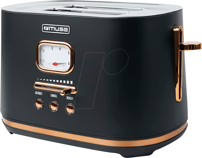 3700460208738 - MUSE MS-130 BC - MUSE Edelstahl-Toaster schwarz MS-130 BC