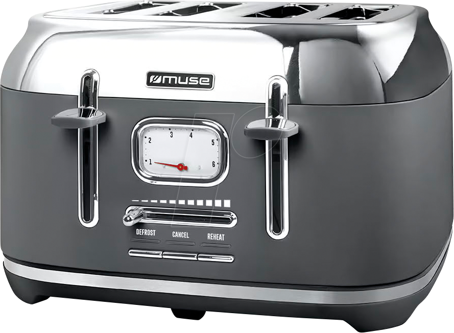 3700460209100 - MUSE MS-131 DG - MUSE Edelstahl-Toaster grau MS-131 DG