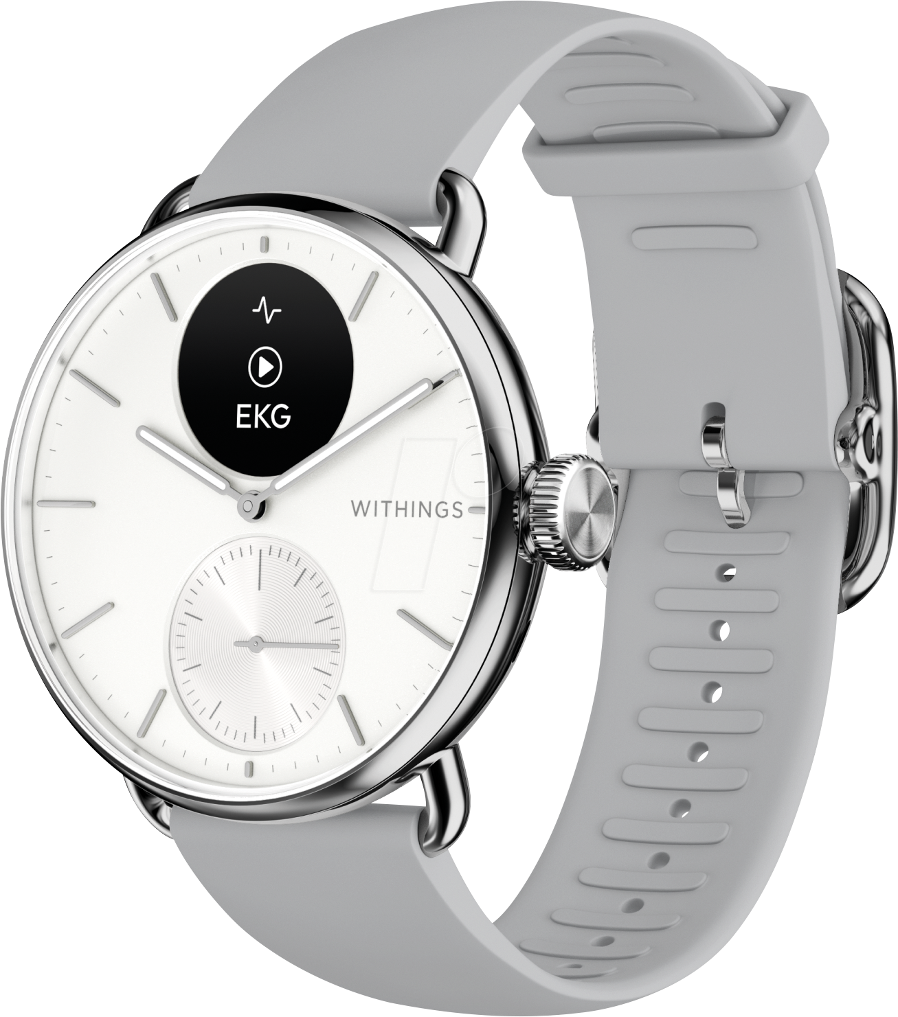 3700546708282 - Smartwatch WITHINGS ScanWatch 2 (38 mm) Smartwatches weiß Fitness-Tracker