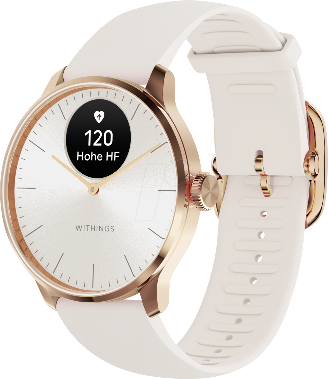 3700546708329 - Smartwatch WITHINGS ScanWatch Light Smartwatches rosegold (roségold) Fitness-Tracker