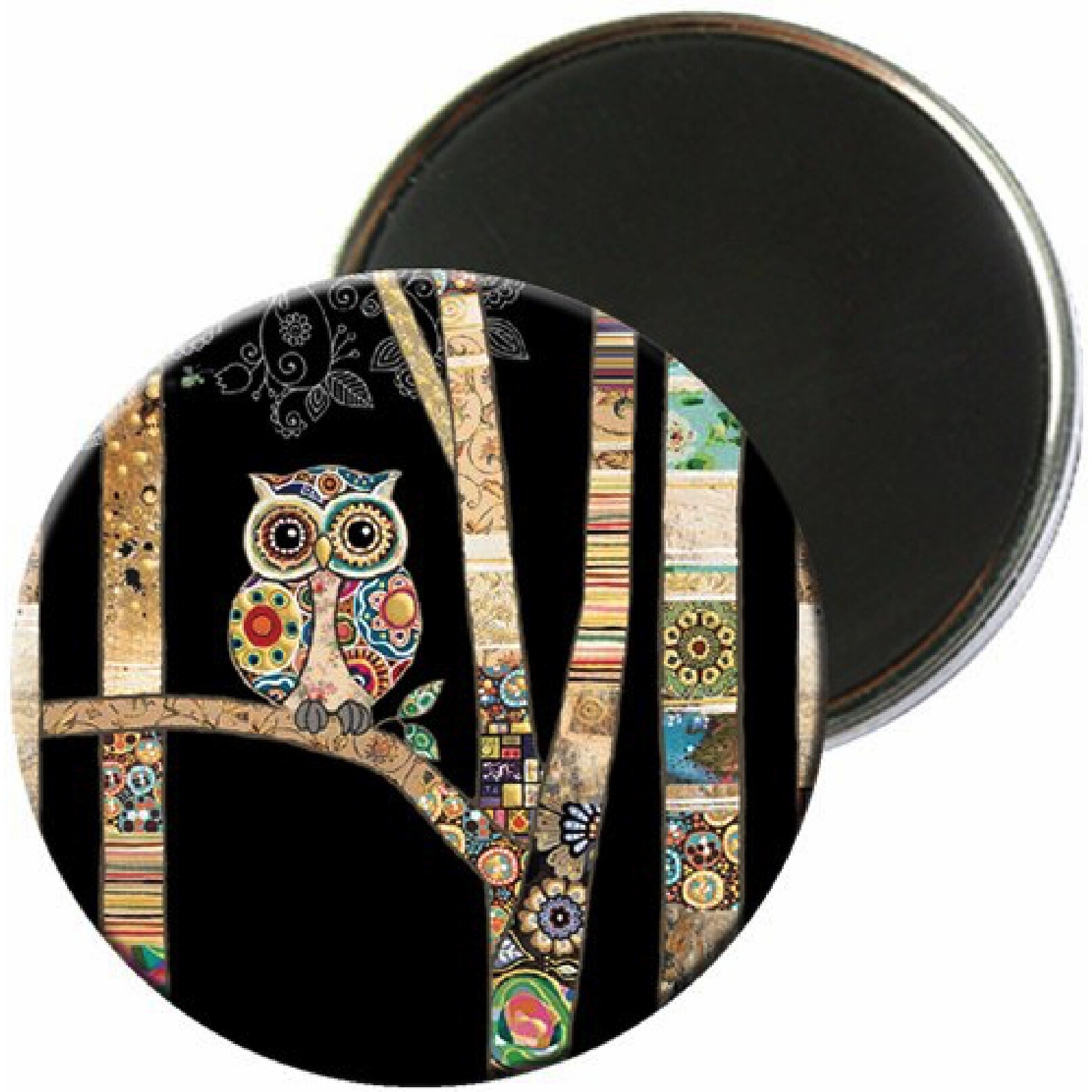3700572730493 - Runder Magnet Eule Klimt Bug Art Jewels 3700572730493 - Runder Magnet Eule Klimt Bug Art Jewels