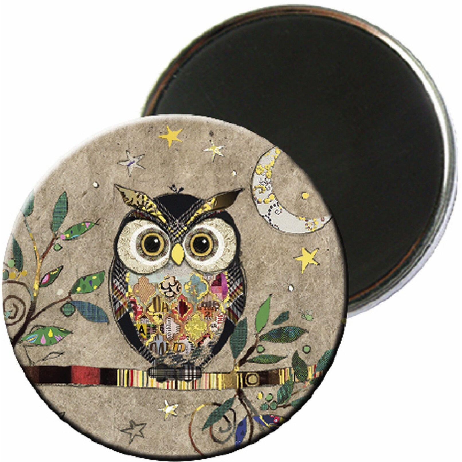 3700572739779 - Runder Magnet Eule Mond Bug Art Amys