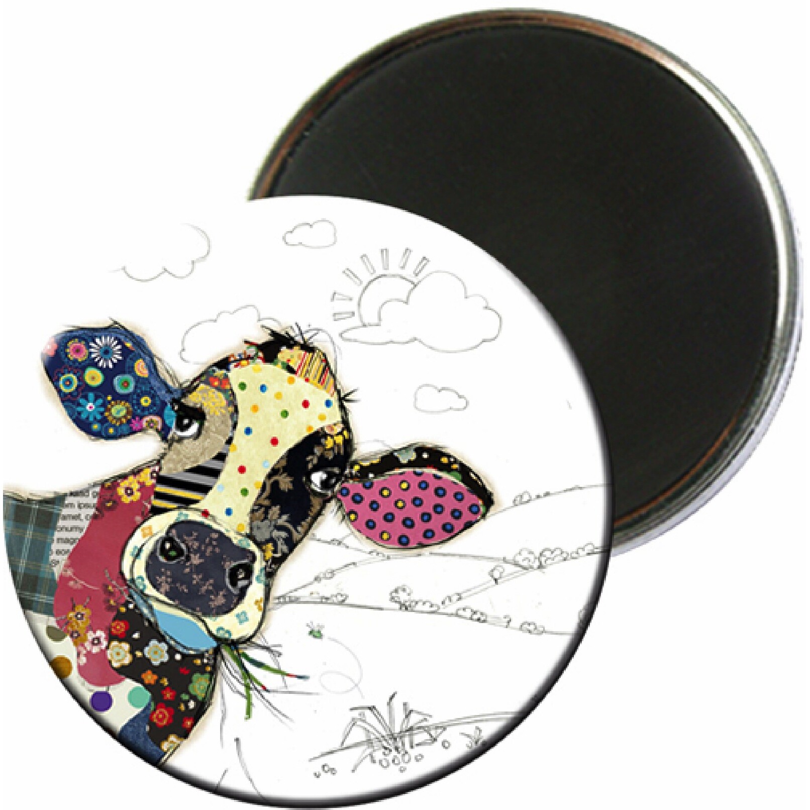 3700572751887 - Runder Magnet Kuh Kook