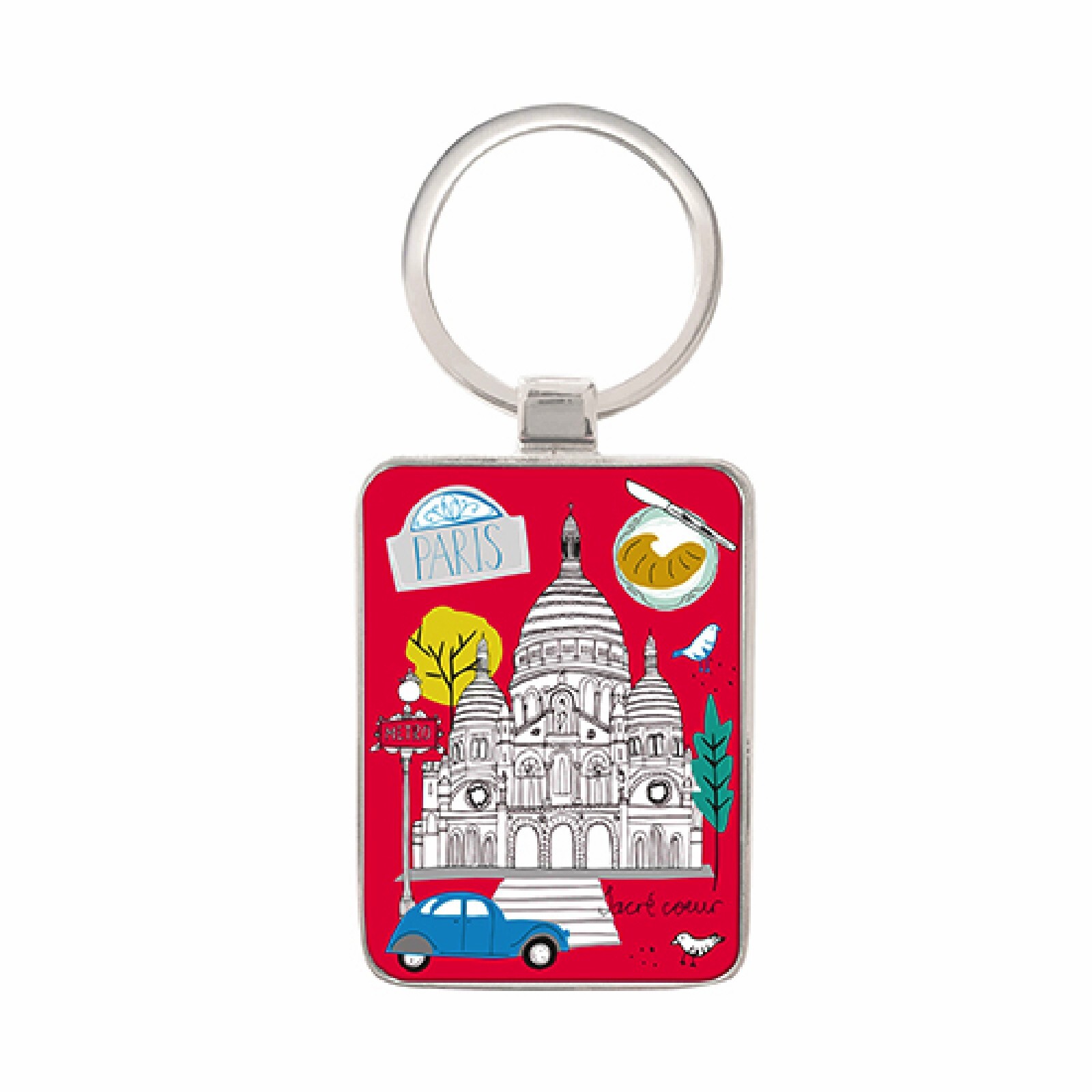 3700572754017 - Schlüsselanhänger Rechteck Le Tout Paris Sacre Coeur 3700572754017 - Schlüsselanhänger Rechteck Le Tout Paris Sacre Coeur