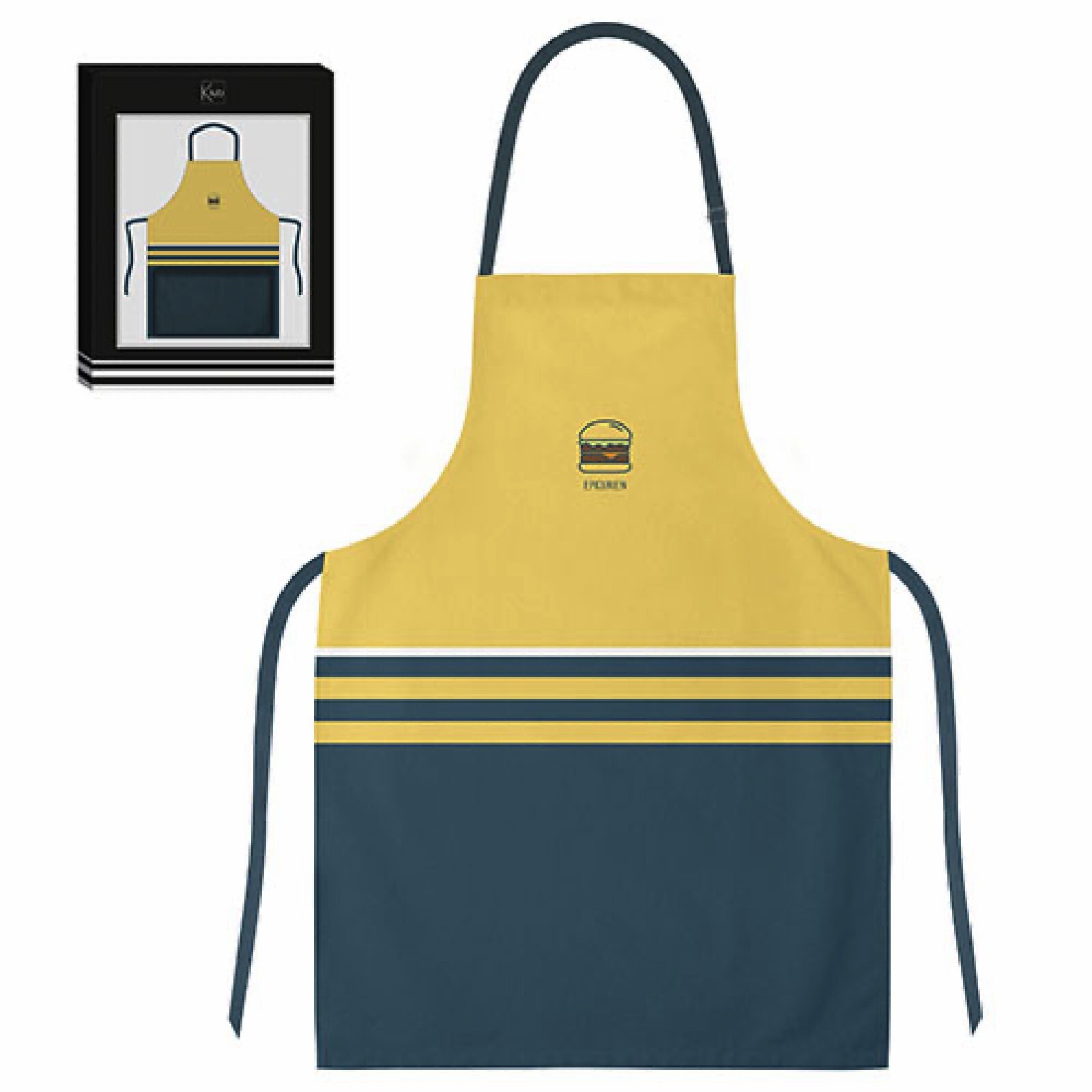 3700572761077 - Verstellbare Schürze in Geschenkbox für ihn epicurianisch Kiub