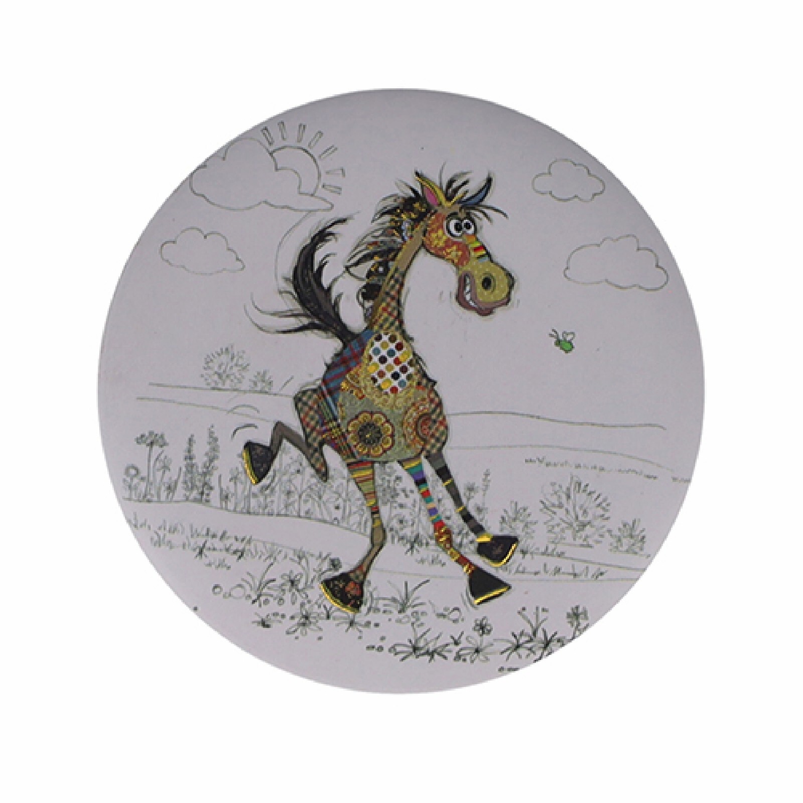 3700572763934 - Runder Magnet ap Pferd Kook