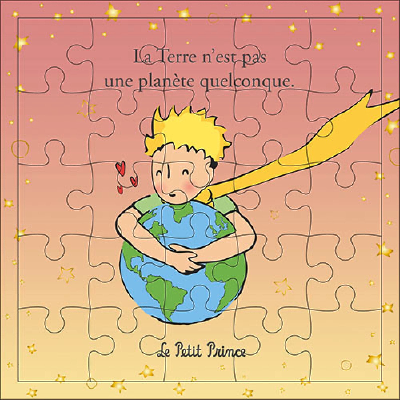 3700572772936 - Puzzlekarte Planet Le Petit Prince