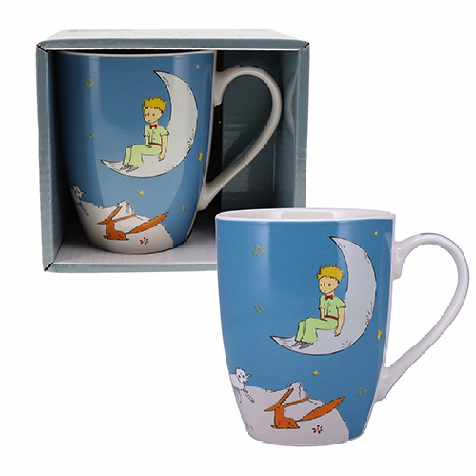 3700572773612 - Abgerundeter Becher + offene Schachtel der kleine prince Mond Kiub