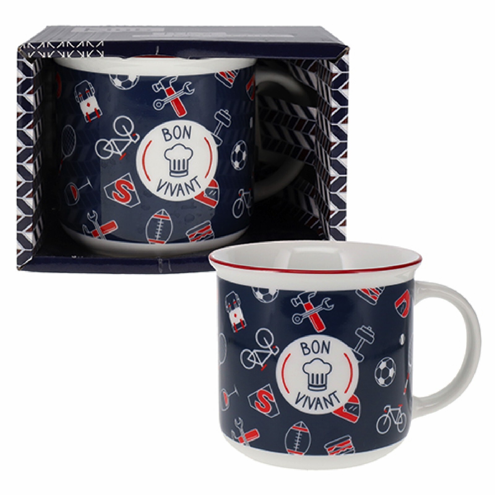 3700572779683 - Tasse Timbale + offene Schachtel für ihn Bon vivant Kiub 3700572779683 - Tasse Timbale + offene Schachtel für ihn Bon vivant Kiub