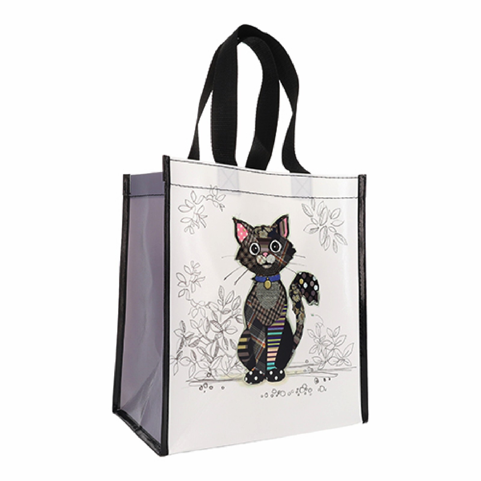 3700572780061 - Einkaufstasche Katze schwarz recycelter Kunststoff Kook