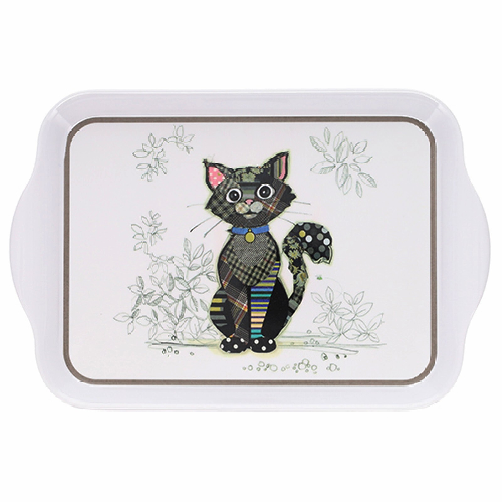 3700572780702 - Tablett Katze schwarz Melamin Kook PM 3700572780702 - Tablett Katze schwarz Melamin Kook PM