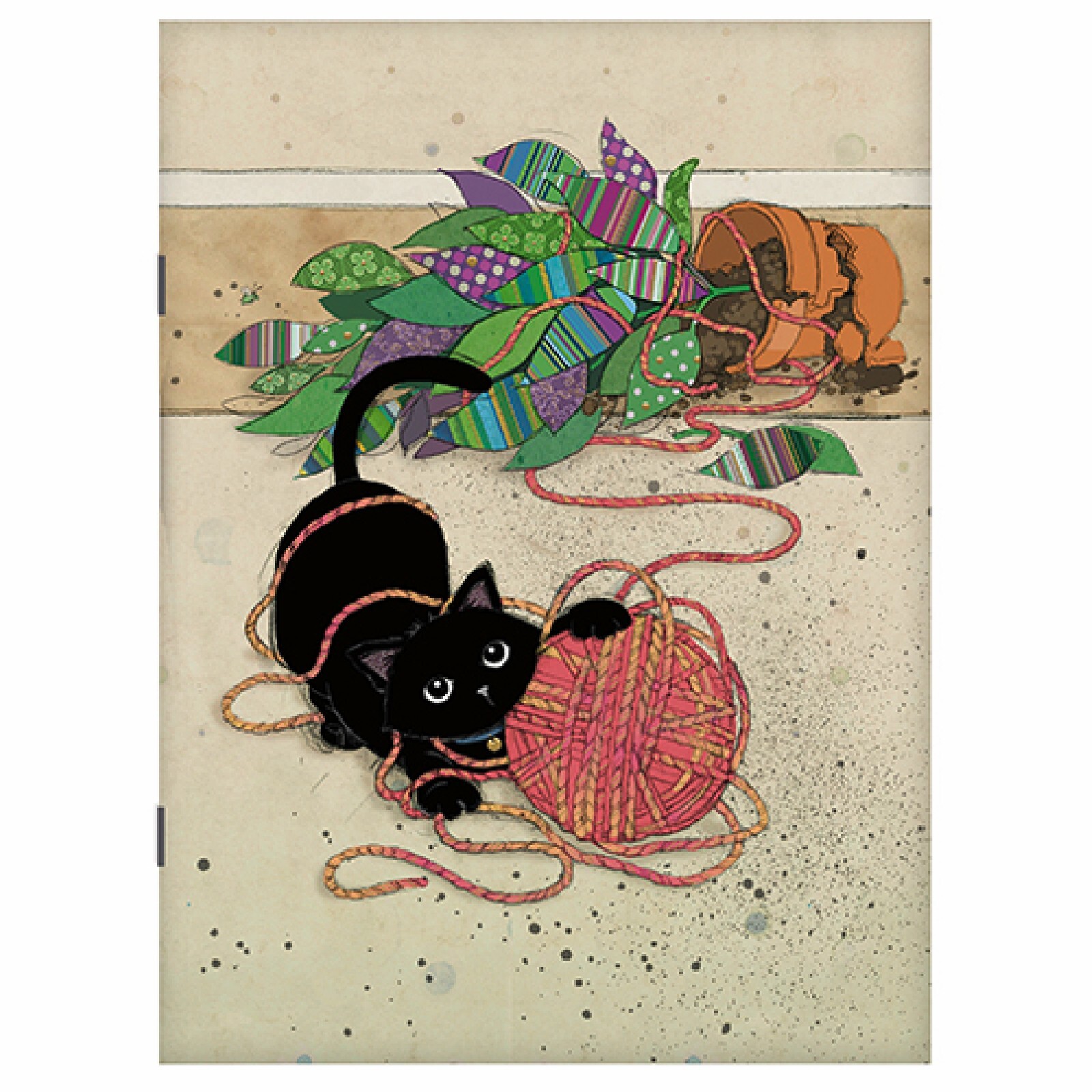 3700572783628 - Notizbuch a5 chaton pelote Bug Art 48 p