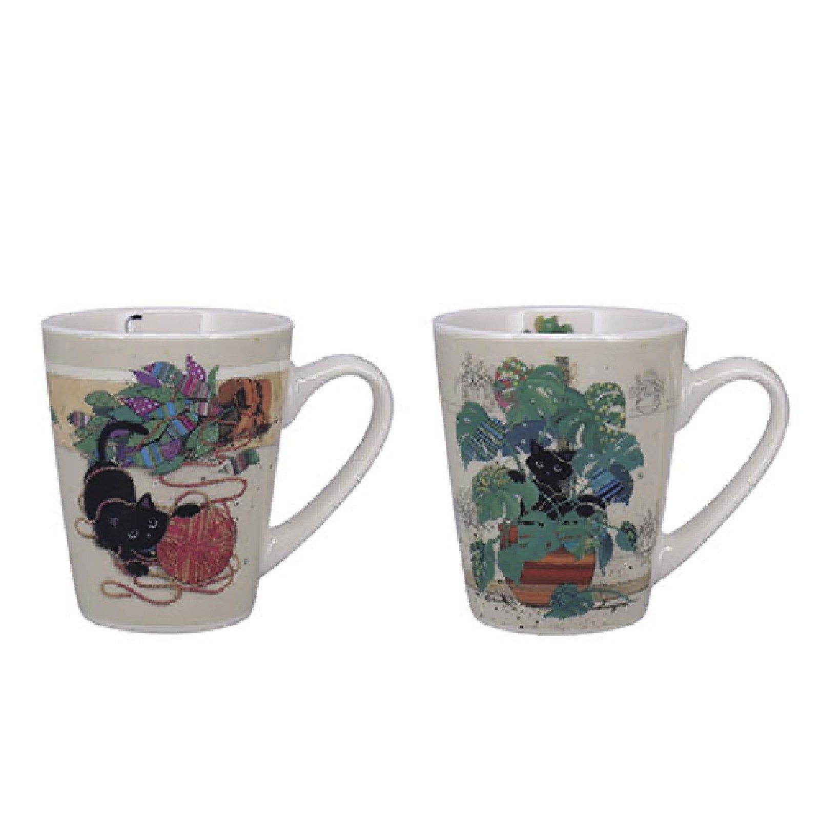 3700572784366 - Konische Mini-Mugs + offene Box Kätzchen Pelota   Kätzchen Mons Bug Art (x2)