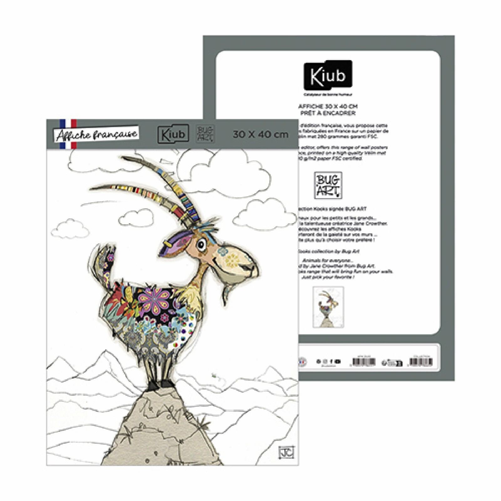 3700572786551 - Poster Kook Bouquetin