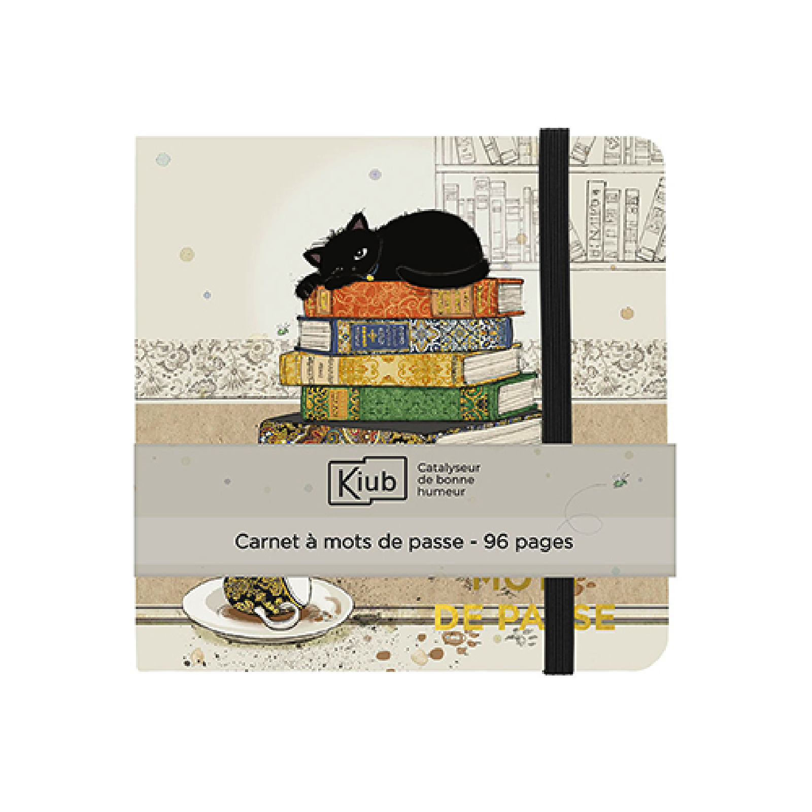 3700572791227 - Quadratischer Notizblock Bug Art Chaton Livres