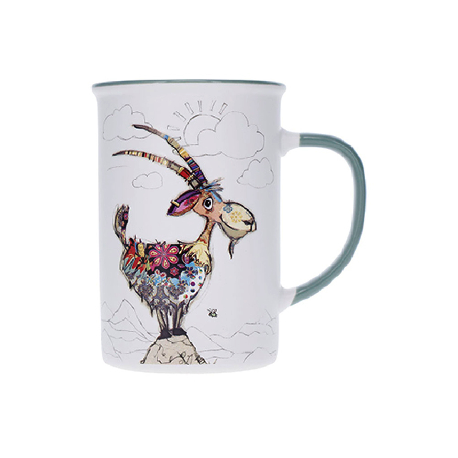 3700572793252 - Timbale Becher gerade Kook Bouquetin