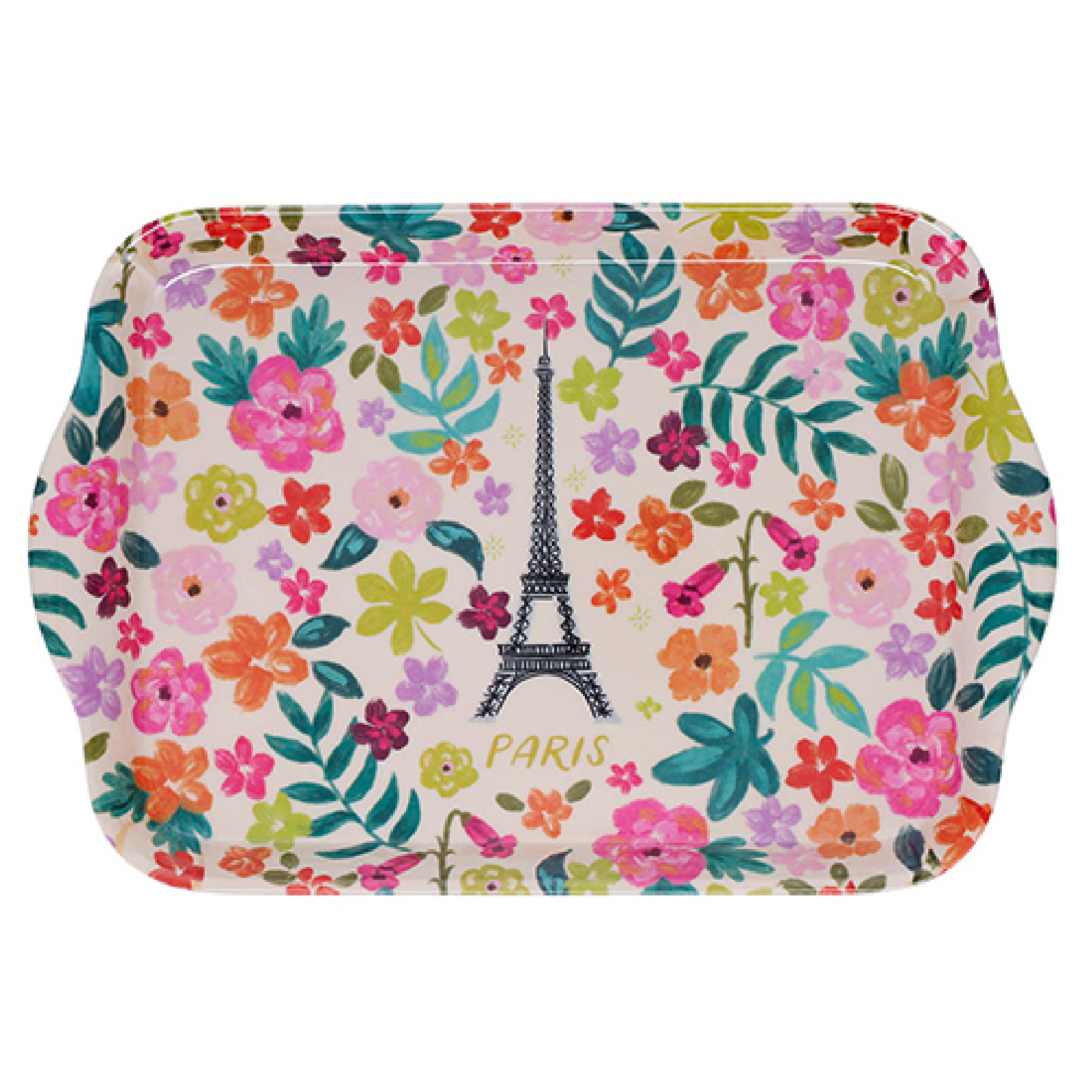 3700572794846 - Melamin-Tablett Paris Je Tadore Fleurs PM