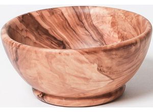 3700598601494 - Obstschale BERARD FRANCE 1892 braun (holzfarben) B11cm H6cm T11cm Ø11cm Olivenholz Schüsseln Olivenholz aus zertifizierter Forstwirtschaft jedes Stück ein Unikat