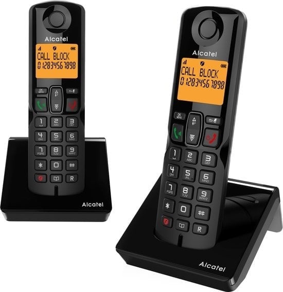 3700601425376 - S280 duo Festnetztelefon mit Anrufer-ID Schwarz