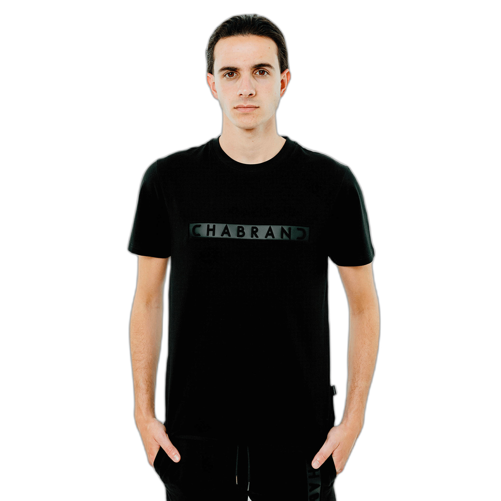 3700654000292 - T-Shirt mit eingerahmtem Logo Chabrand