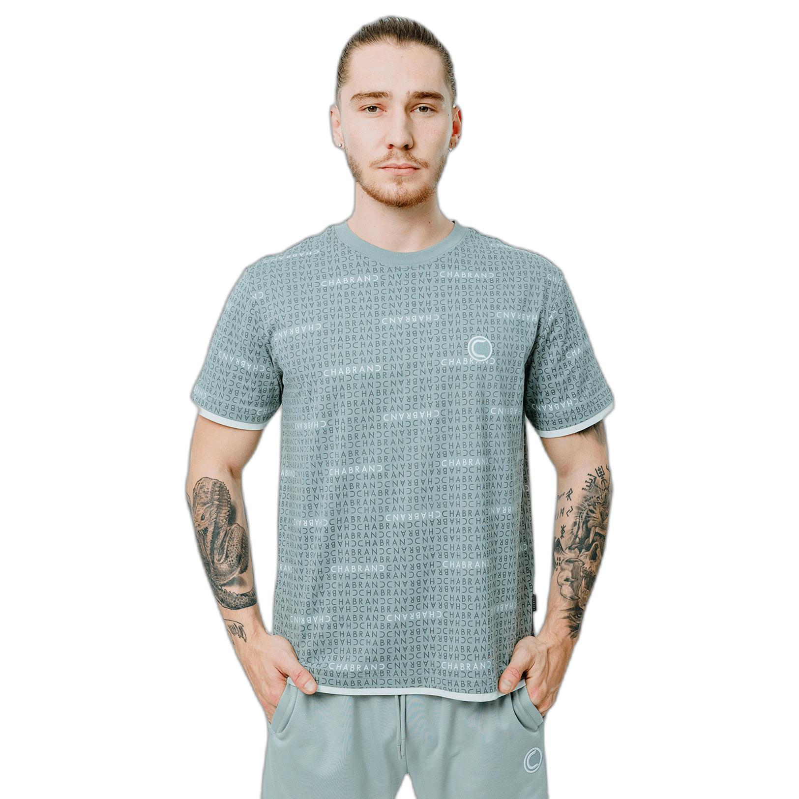 3700654008816 - Rundhals T-Shirt mit Logo Chabrand 3700654008816 - Rundhals T-Shirt mit Logo Chabrand