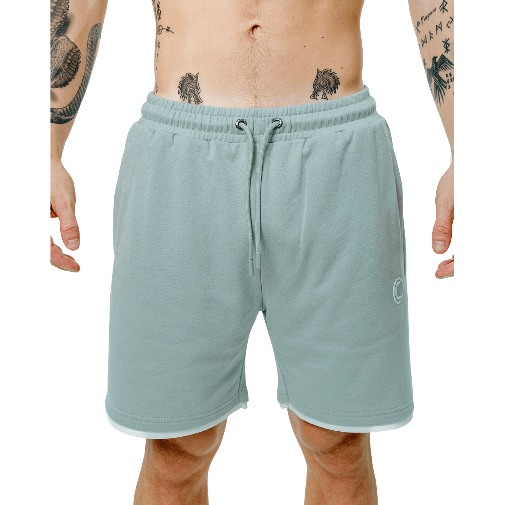 3700654009011 - Bicolor Shorts aus Mischbaumwolle Chabrand 3700654009011 - Bicolor Shorts aus Mischbaumwolle Chabrand