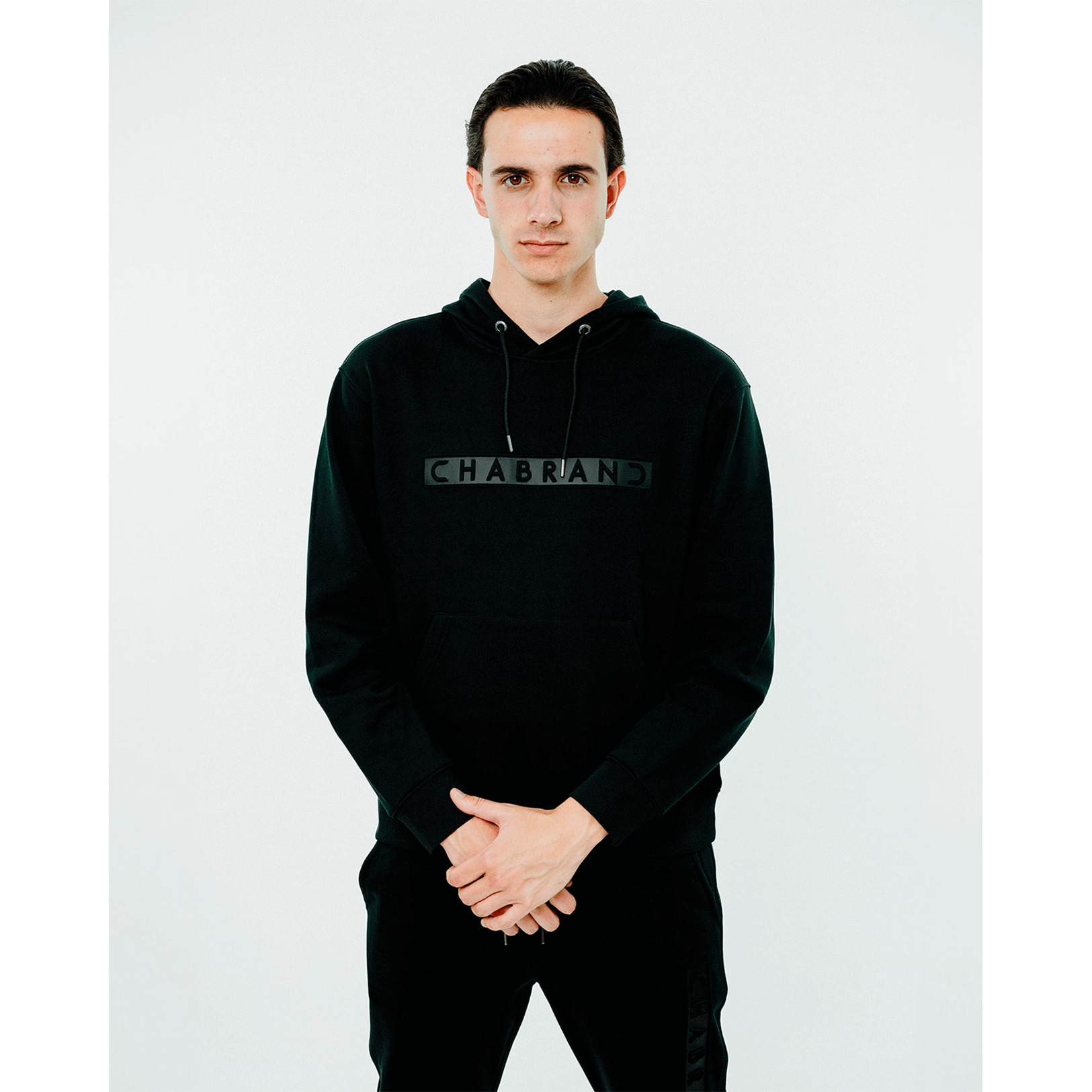 3700654009059 - Kapuzensweatshirt mit eingerahmtem Logo Chabrand