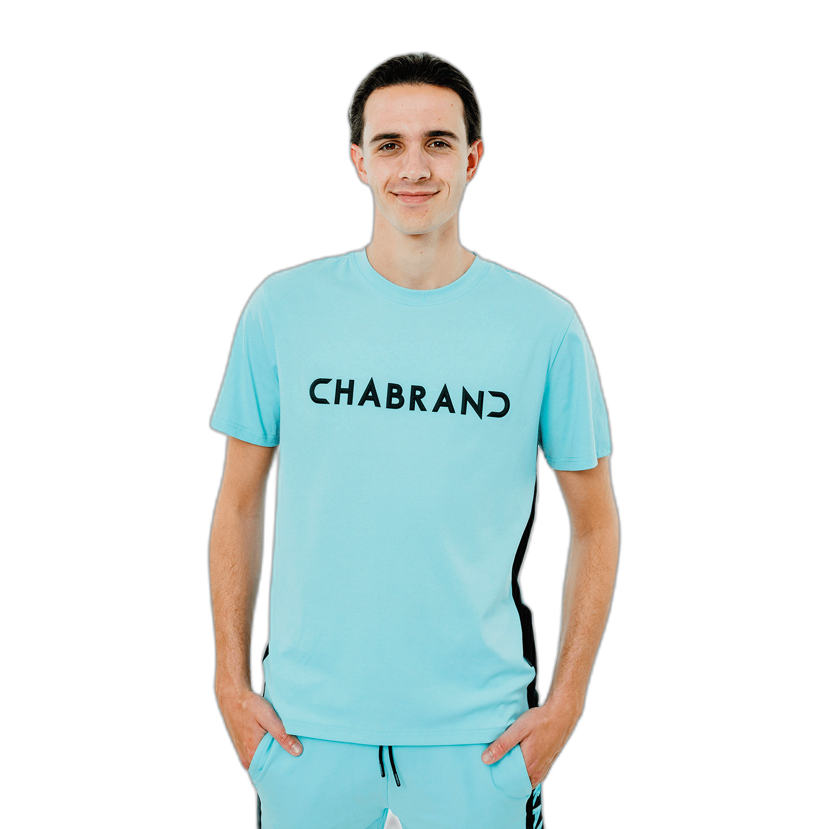 3700654012080 - Bicolores T-Shirt mit Logo Chabrand