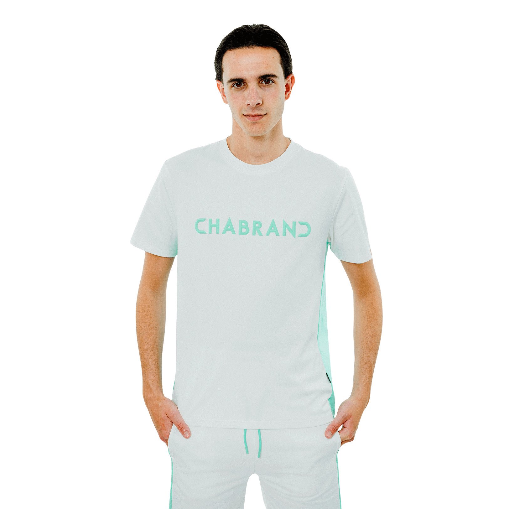 3700654012165 - Bicolores T-Shirt mit Logo Chabrand 3700654012165 - Bicolores T-Shirt mit Logo Chabrand