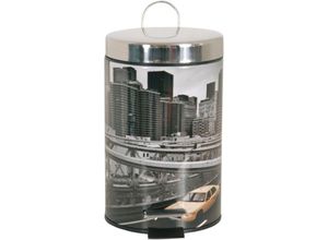 3700703904588 - - 3L Müllwürfel mit New York Deckel aus Edelstahl 165 x 256 cm