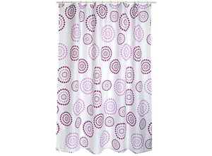 3700703933632 - - Polyester Badvorhang 180x200 cm Premdots Violet