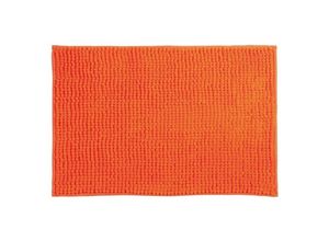 3700703950257 - - chenille badteppich 50X80 cm orange