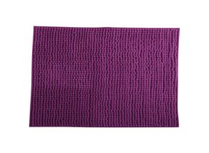 3700703956174 - Chenille Anti-Rutsch-Mikrofaser-Badematte in violett 40 x 60 cm - MSV