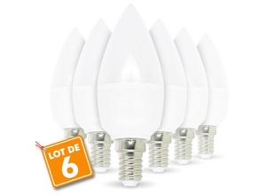 3700710809012 - Eclairage Design - Set von 6 LED-Lampen E14 55W Eq 40W Warmweiß