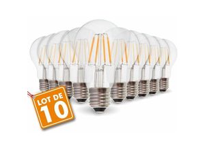 3700710809647 - Eclairage Design - Set mit 10 LED-Lampen E27 49W Filament äq 40W warmweiß 2700K