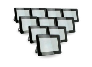 3700710810629 - Eclairage Design - Lot von 10 LED-Scheinwerfern 30W IP65 im Freien Température de Couleur Blanc froid 6400K