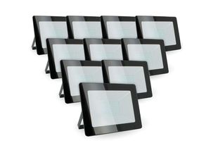 3700710810636 - Arum Lighting - Lot von 10 LED-Scheinwerfern 50W IP65 im Freien Température de Couleur Blanc froid 6400K