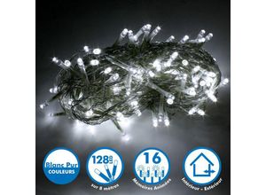 3700710814375 - Eclairage Design - 8 Meter 128 led Lichterkette - Pure White Outdoor