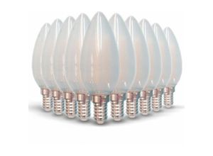 3700710814726 - Arum Lighting - Lot von 10 LED-Lampen E14 opak 4W eq 40W 470lm Température de Couleur Blanc neutre 4000K