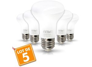 3700710815860 - Eclairage Design - Set aus 5 Spot LED-Lampen R63 E27 9W Eq 60W Température de Couleur Blanc chaud 2700K