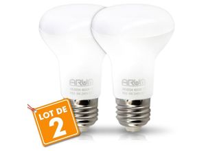 3700710815884 - Eclairage Design - Set aus 2 Spot-LED-Lampen R63 E27 9W Eq 60W Température de Couleur Blanc chaud 2700K