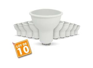 3700710820376 - Arum Lighting - Lot von 10 Lampen GU10 7W Äq 60W | Farbtemperatur 4000K neutralweiß