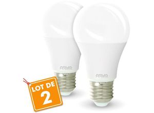 3700710821083 - Arum Lighting - Set mit 2 LED-Lampen E27 9W Gl 60W Température de Couleur Blanc chaud 2700K