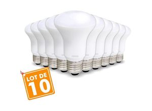 3700710821441 - Arum Lighting - Lot von 10 LED-Lampen Spot R63 E27 9W Eq 60W Température de Couleur Blanc chaud 2700K