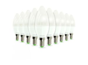 3700710823049 - Arum Lighting - Los mit 10 LED-Lampen E14 6W Render 40W 420LM Température de Couleur Blanc chaud 2700K