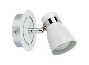 3700710823643 - Arum Lighting - hampton Wandleuchte für GU10-Glühbirne – Weiß und Chrom