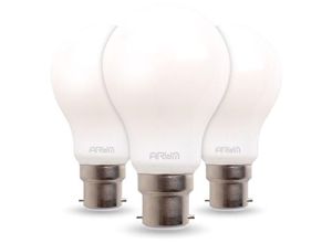 3700710824275 - Arum Lighting - Set mit 3 LED-Lampen 7W Gl 60W Standard mattiert B22 Température de Couleur Blanc chaud 2700K