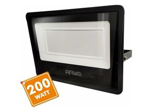 3700710826057 - Arum Lighting - led Flutlicht atria 200W black Eq 1600W IP66 Outdoor Température de Couleur Blanc Chaud 3000K